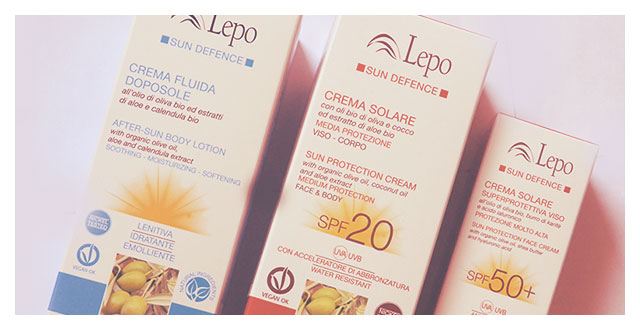 PREVIEW: Linea Solare Sun Defence LEPO Cosmetici Naturali